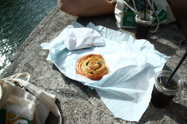 Pistachio pastry from Du Pain et des Idees.